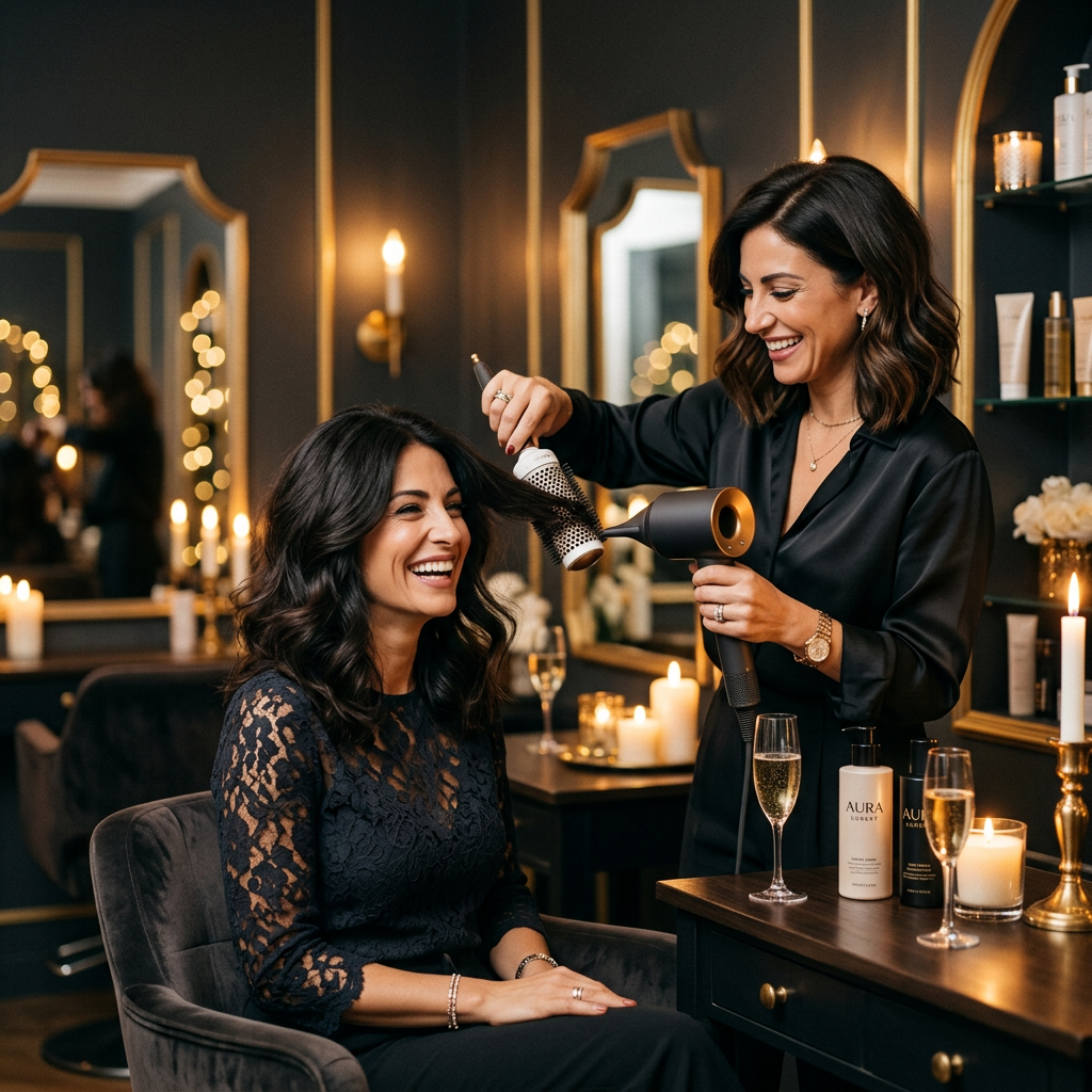 Piega perfetta capelli salone