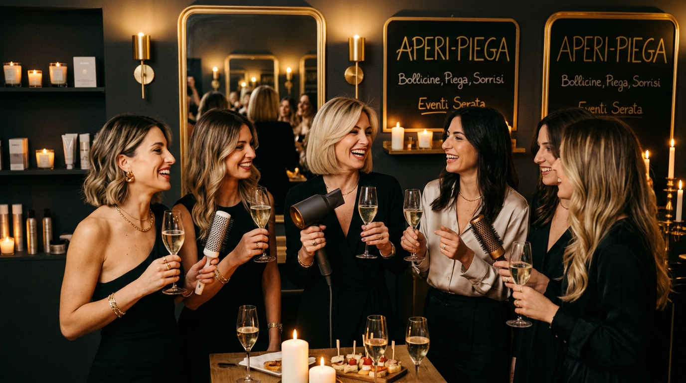 Corso parrucchiere aperitivo
